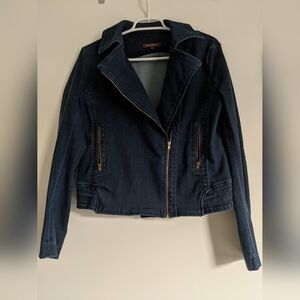 JAMES JEAN Dark Blue Denim Jacket